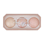 Thumbnail for Matt Look Feel The Glow Baked Shimmer Highlighter Trio Palette - 03 Super Vibes - Distacart