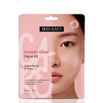Thumbnail for Swiss Beauty Care Korean Glow Facial Kit With Kakadu Plum & Rice, 6-Steps For Glass-Skin