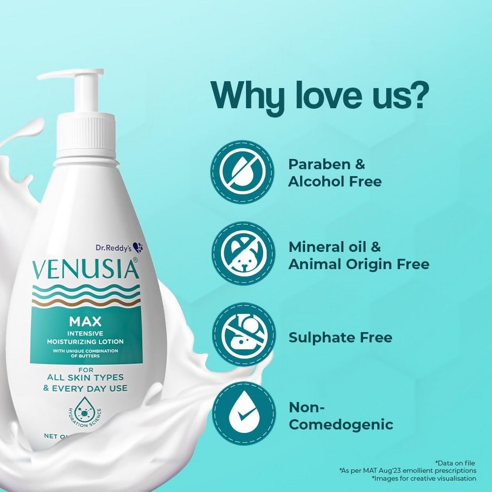 Dr. Reddy's Venusia Max Intensive Moisturizing Lotion - Distacart