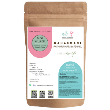 Satvi Wellness Kerala Pathimugam with Fennel Herbal Drinking Water Mix - Dista