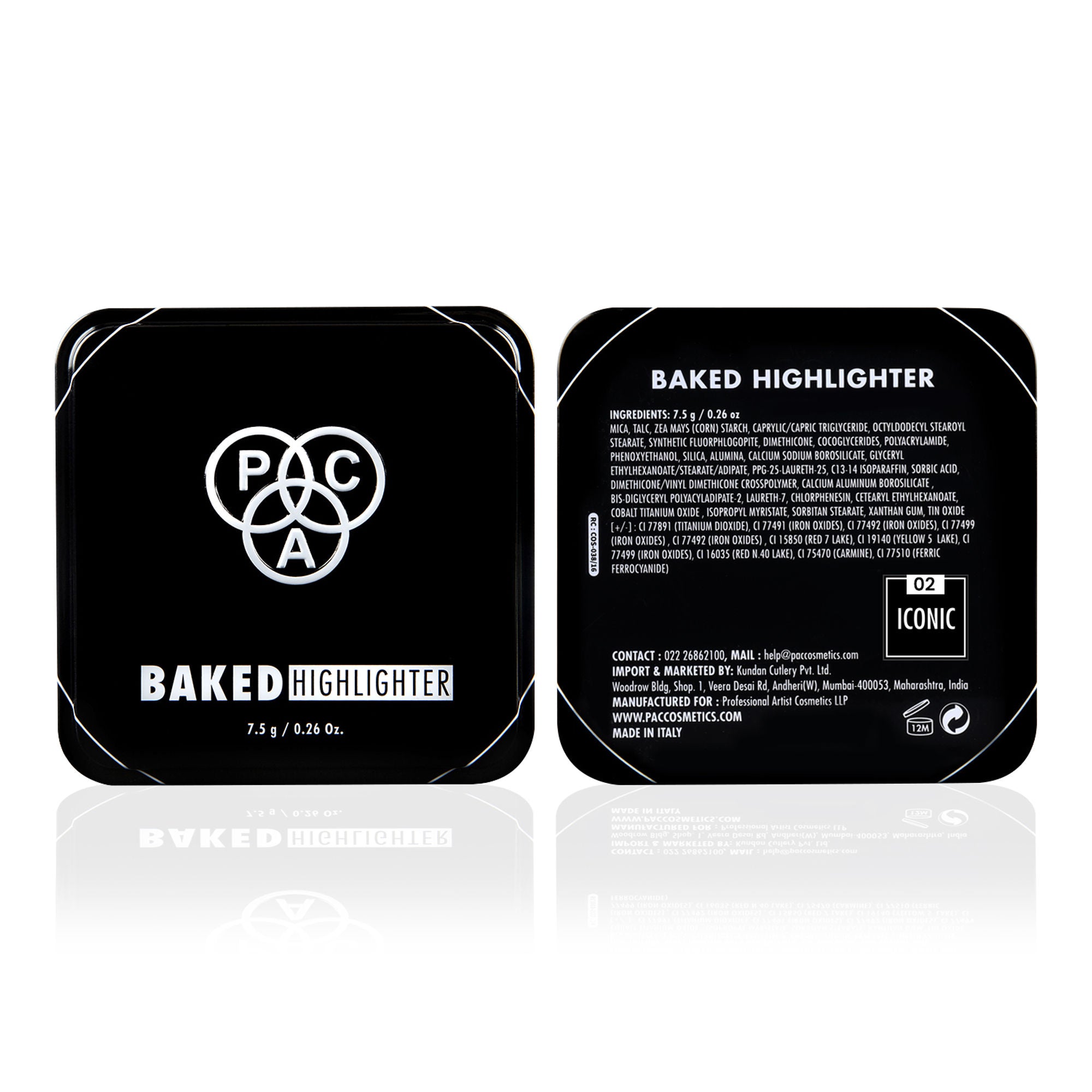 PAC Studio Baked Highlighter - 02 Iconic - Distacart