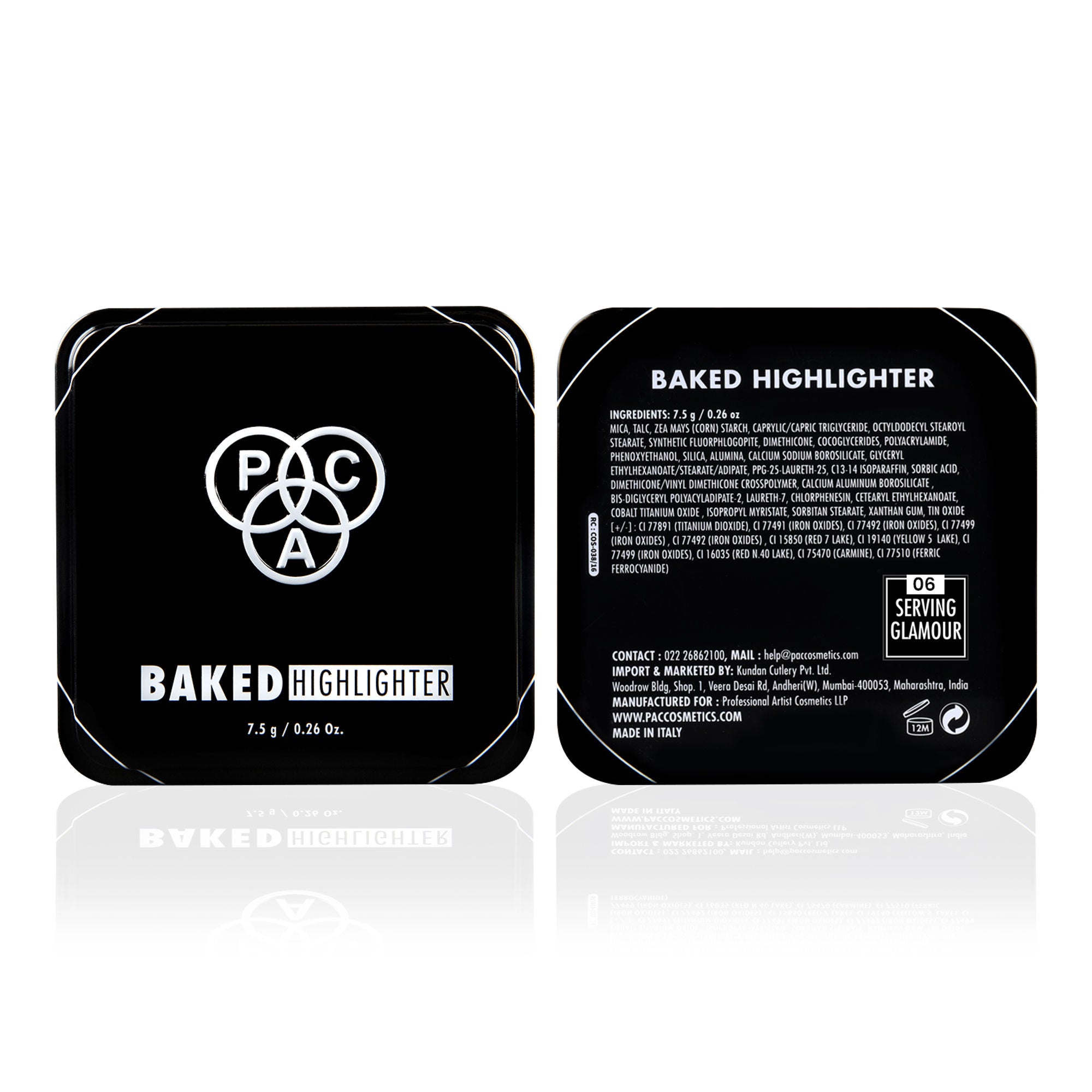 PAC Studio Baked Highlighter - 06 Serving Glamour - Distacart