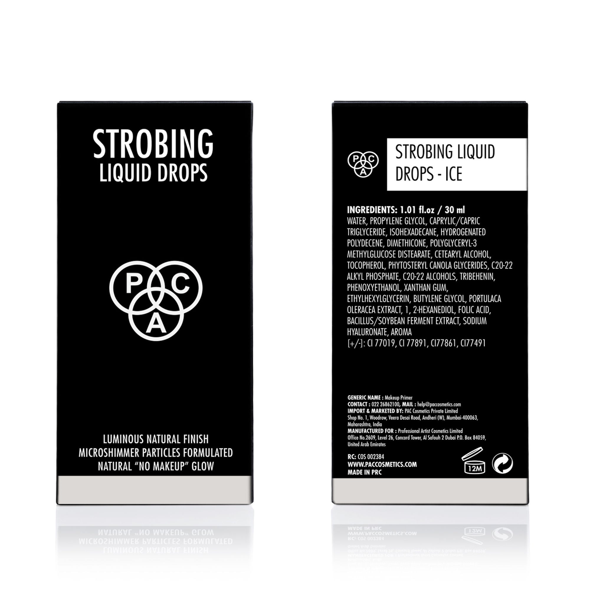 PAC Studio Strobing Liquid Drops - Ice - Distacart