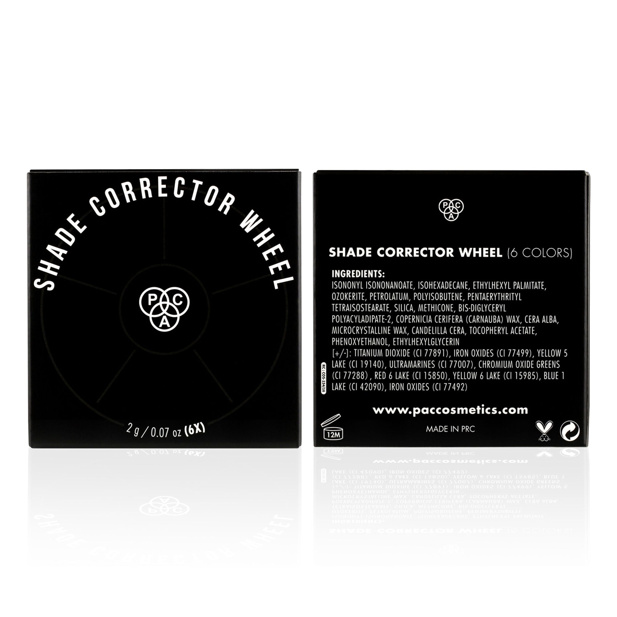 PAC Studio Shade Corrector Wheel X6