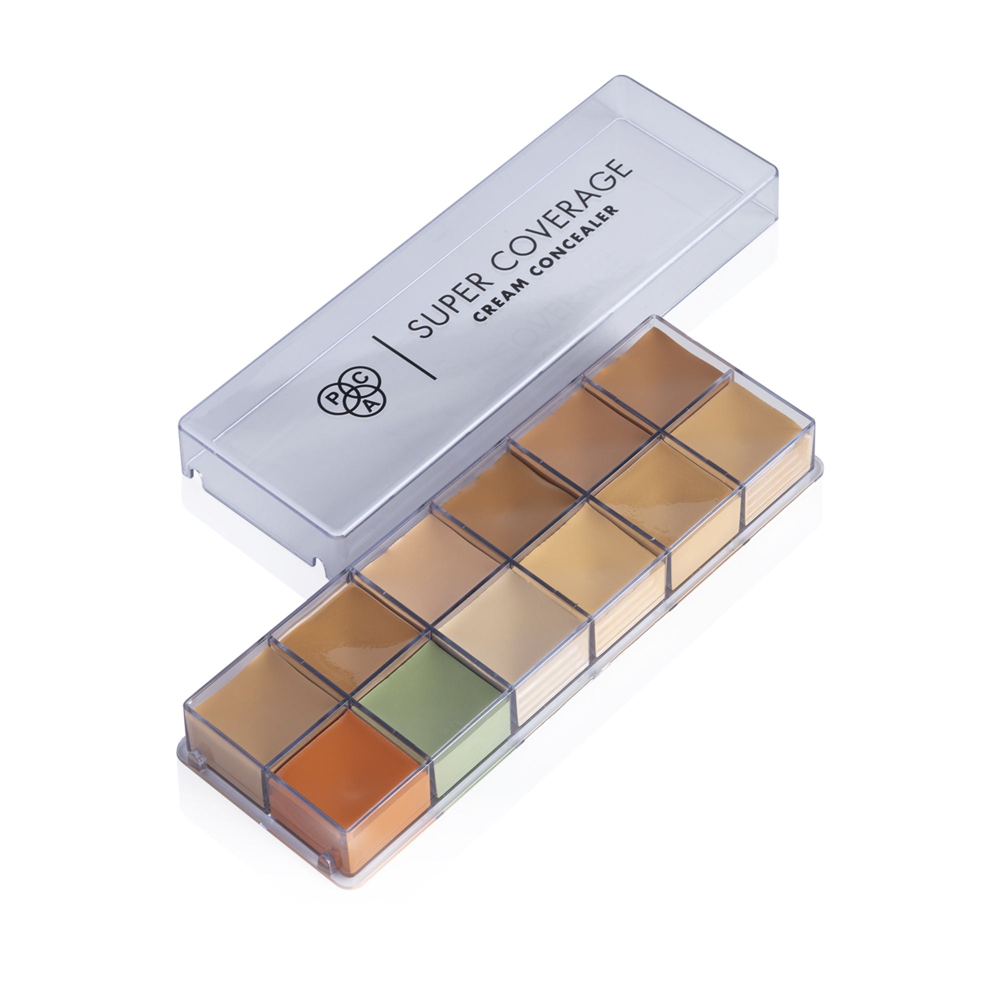 PAC Studio Super Coverage Cream Concealer Palette X12 - Creamy Blendable Formula, Longlasting Full Coverage - Distacart