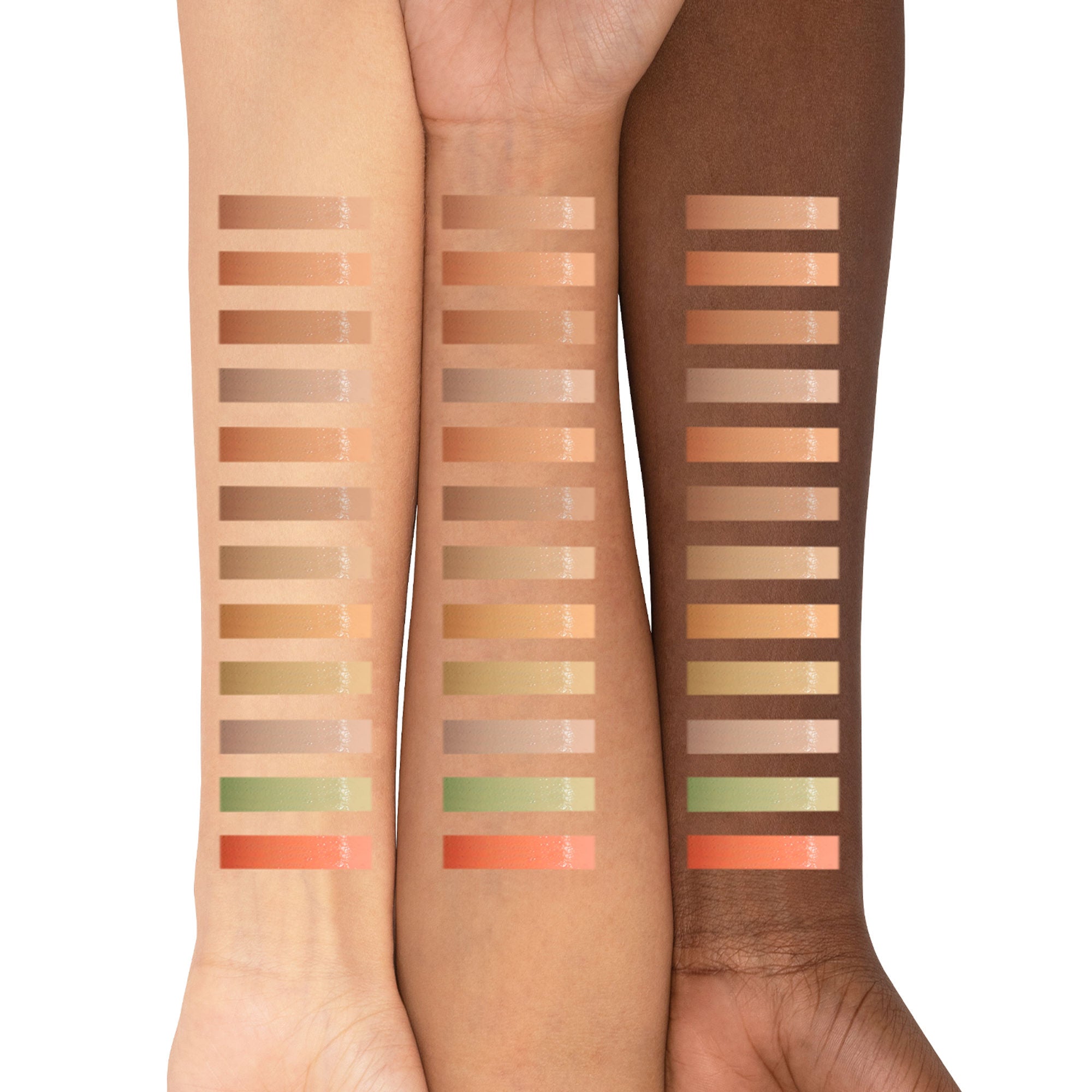PAC Studio Super Coverage Cream Concealer Palette X12 - Creamy Blendable Formula, Longlasting Full Coverage - Distacart