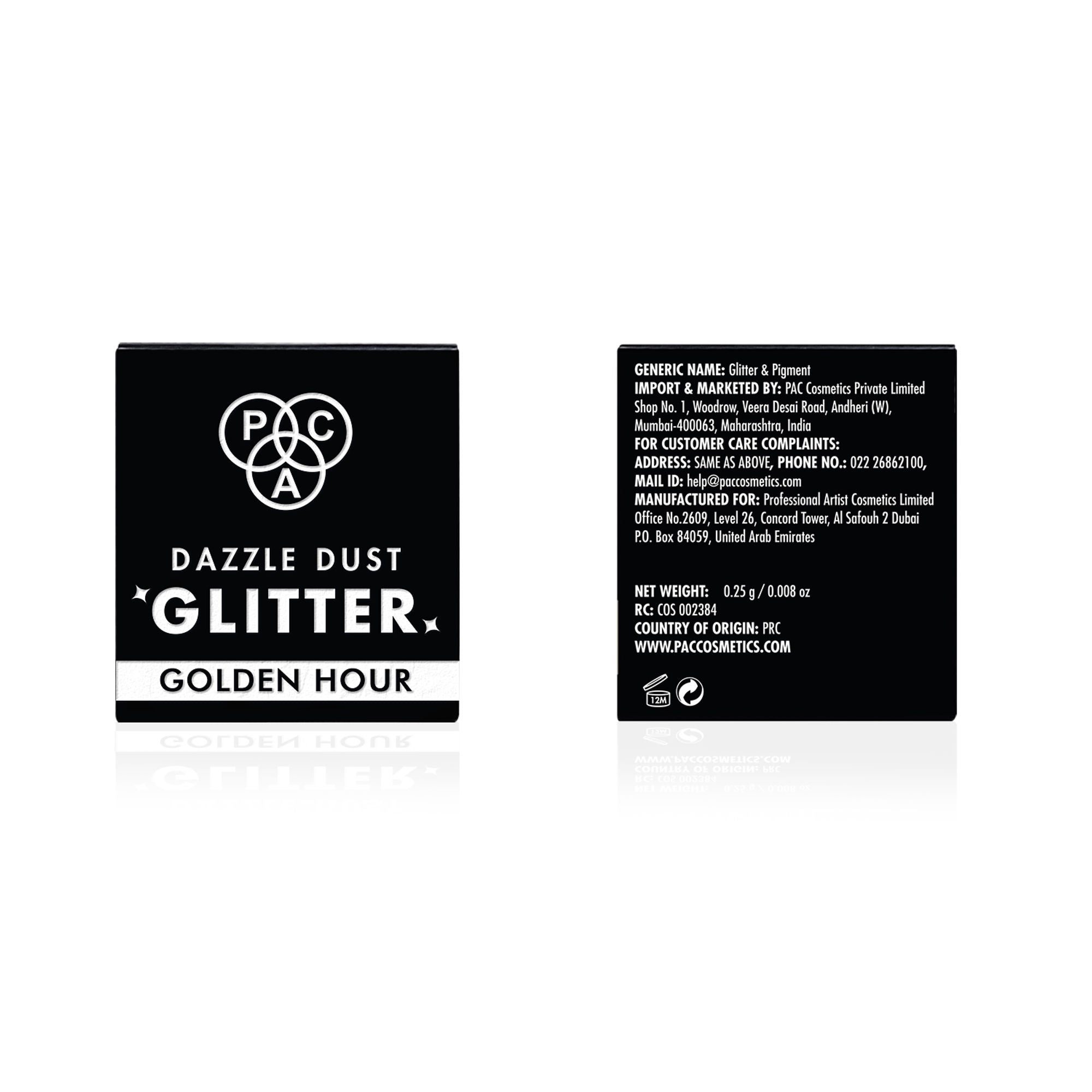 PAC Studio Dazzle Dust Glitter Flakes - Golden Hour