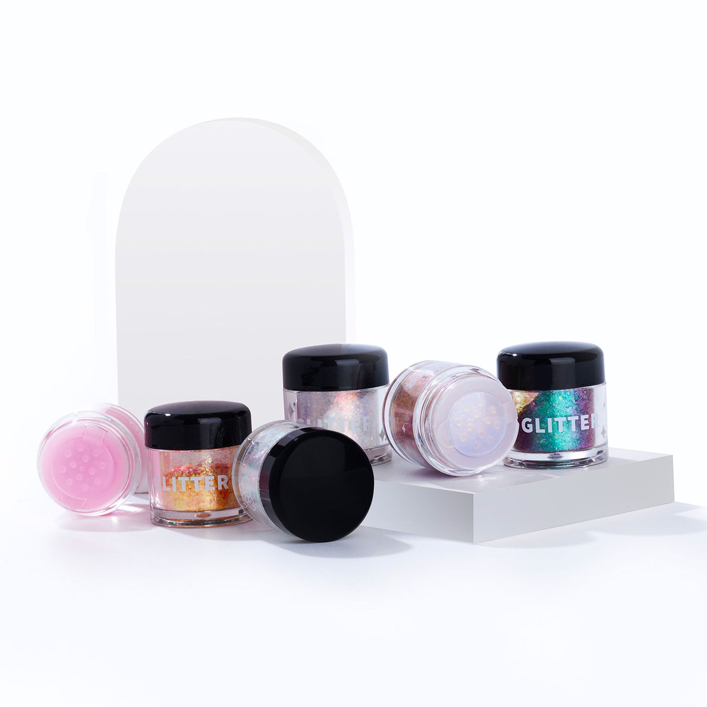 PAC Studio Dazzle Dust Glitter Flakes - Pink Pearl - Distacart