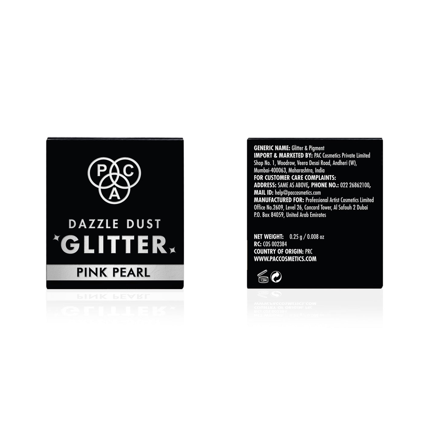 PAC Studio Dazzle Dust Glitter Flakes - Pink Pearl - Distacart