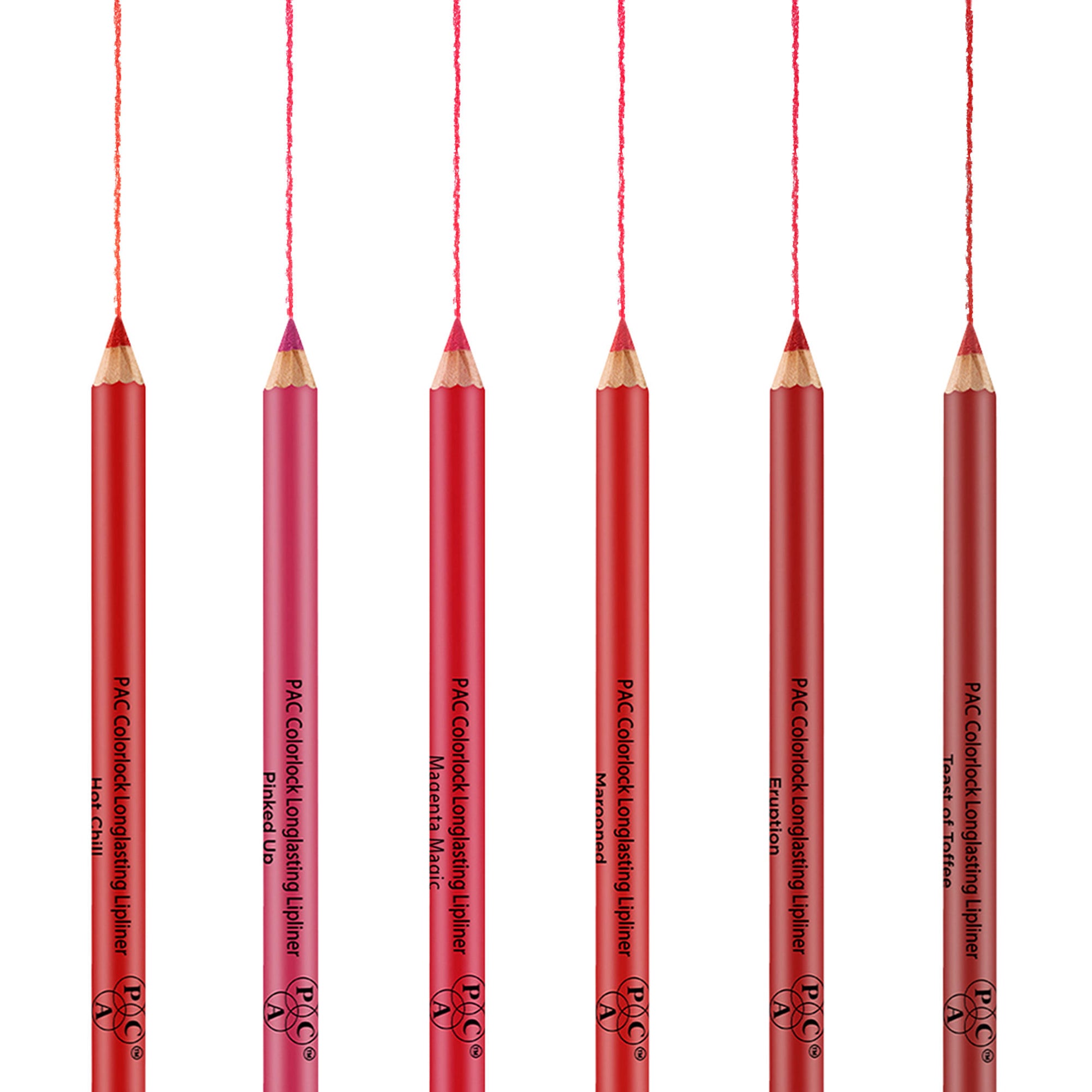 PAC Studio Precisionist Lip Liner (Set Of 6) - Distacart