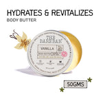 Thumbnail for The Bare Bar Vanilla Body Butter - Deeply moisturizing vanilla cream with natural butters - 50g