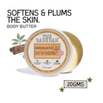 Thumbnail for The Bare Bar Sandalwood Body Butter - Nourishing woody butter with shea, mango, Vit E - 20g
