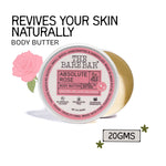 Thumbnail for The Bare Bar Absolute Rose Body Butter - Rose-scented moisturizer with clean, rich formula - 20g