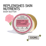 Thumbnail for The Bare Bar Absolute Rose Body Butter - Rose-scented moisturizer with clean, rich formula - 50g