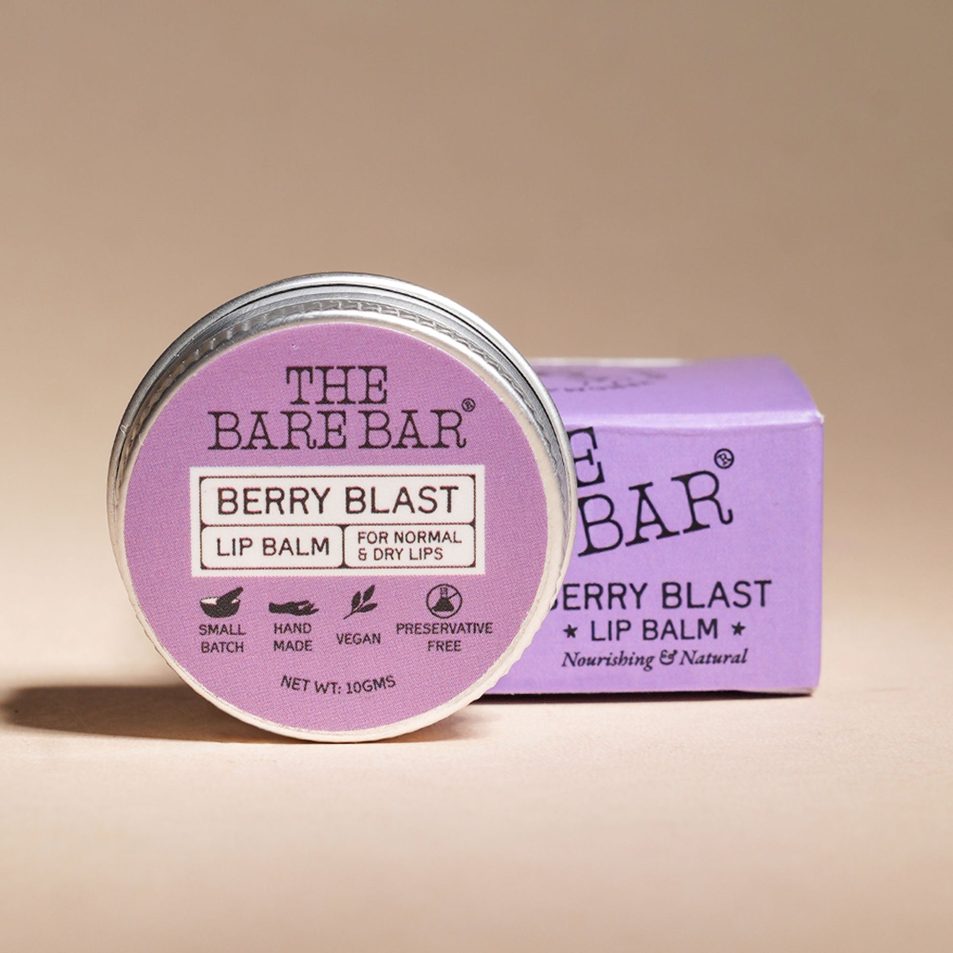 The Bare Bar Berry Blast Lip Balm - Buttery Moisture For Pigmented, Dry Lips - Berry Blast - Distacart