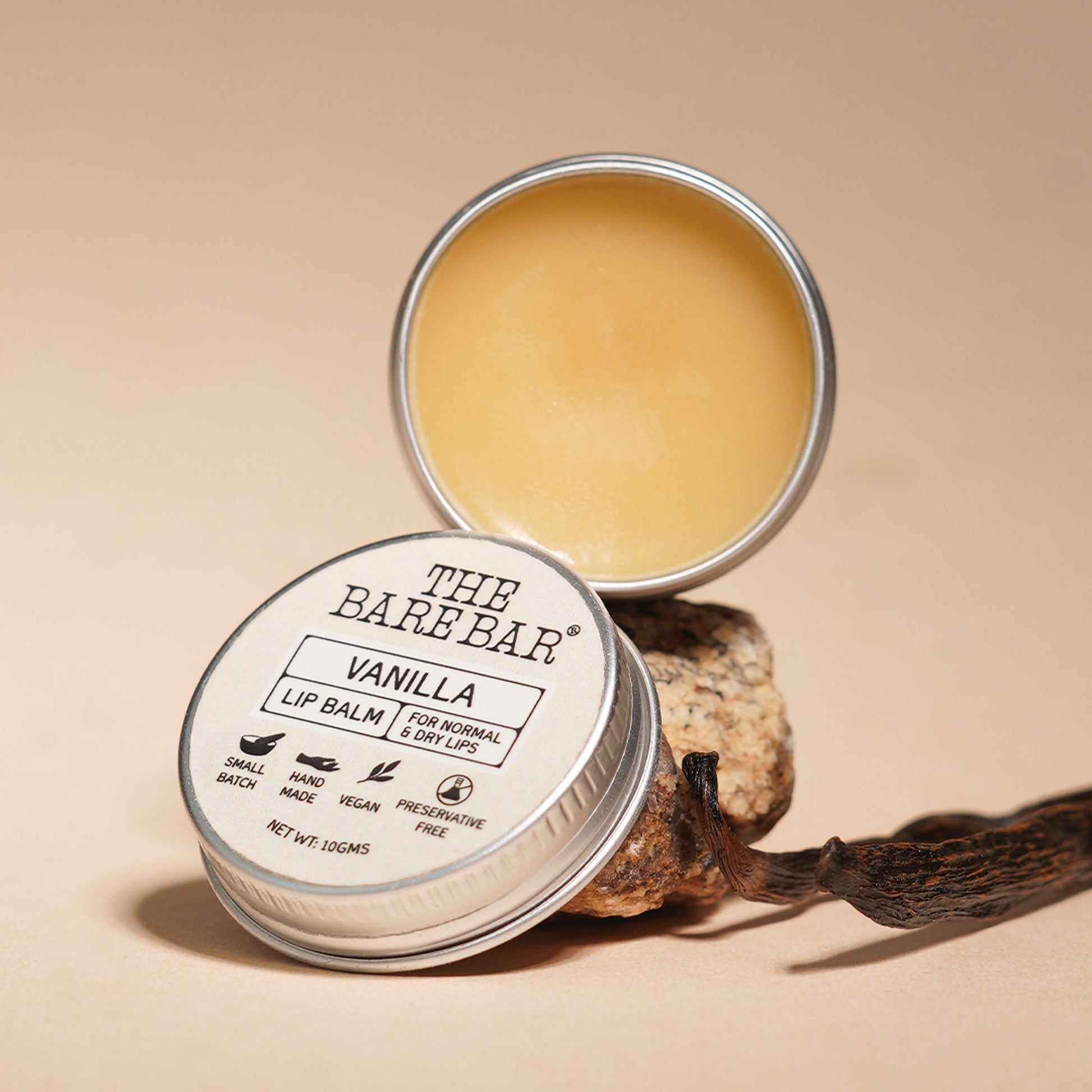 The Bare Bar Berry Blast Lip Balm - Buttery Moisture For Pigmented, Dry Lips - Vanilla - Distacart