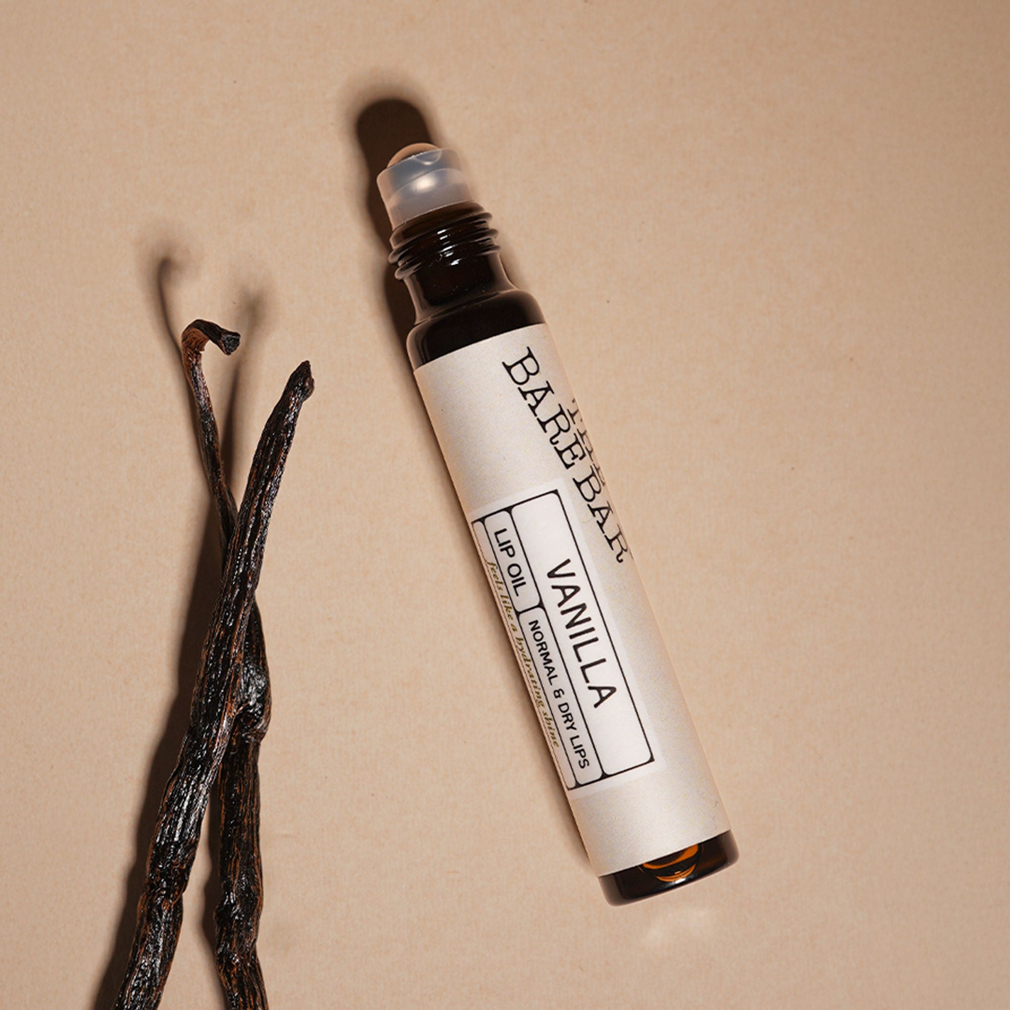 The Bare Bar Vanilla Lip Oil - Deep Nourishment With Natural Oils For Soft Lips - Distacart