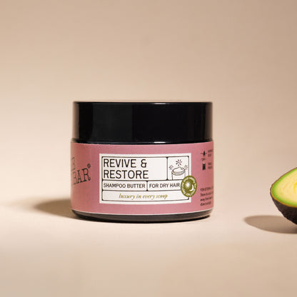 The Bare Bar Revive & Restore Shampoo Butter - Intense Hydration, Frizz Control & Hair Repair - Distacart