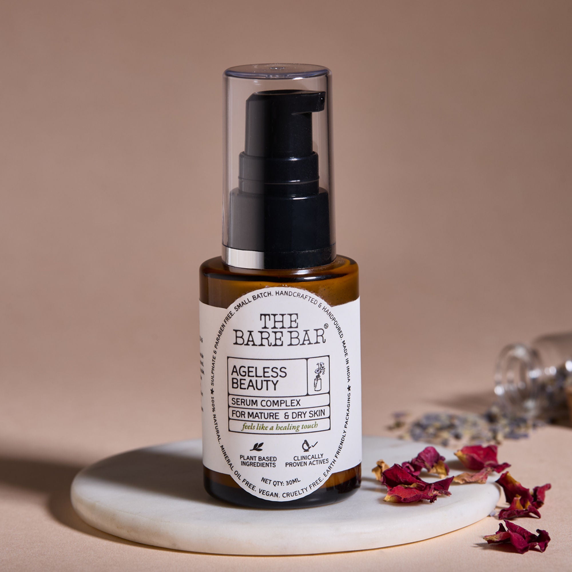The Bare Bar Ageless Beauty Serum With Bakuchiol & Ceramides - Distacart