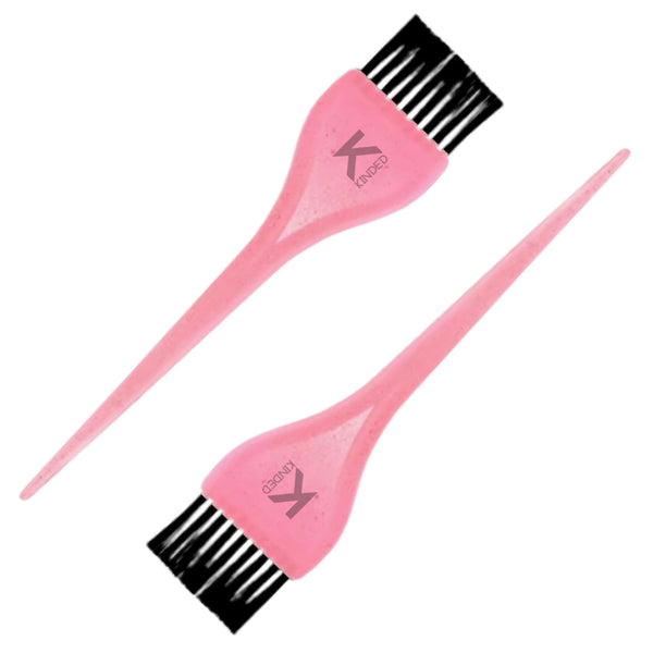 KINDED Multipurpose Pink Hair Color and Mehndi Brush Set of 2