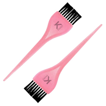 KINDED Multipurpose Pink Hair Color and Mehndi Brush Set of 2