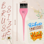 Thumbnail for KINDED Multipurpose Pink Hair Color and Mehndi Brush Set of 2