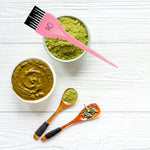 Thumbnail for KINDED Multipurpose Pink Hair Color and Mehndi Brush Set of 2