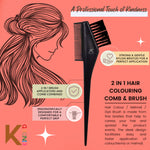 Thumbnail for KINDED 2 In 1 Hair Colouring Dye Brush Applicator And Tail Comb Set of 2