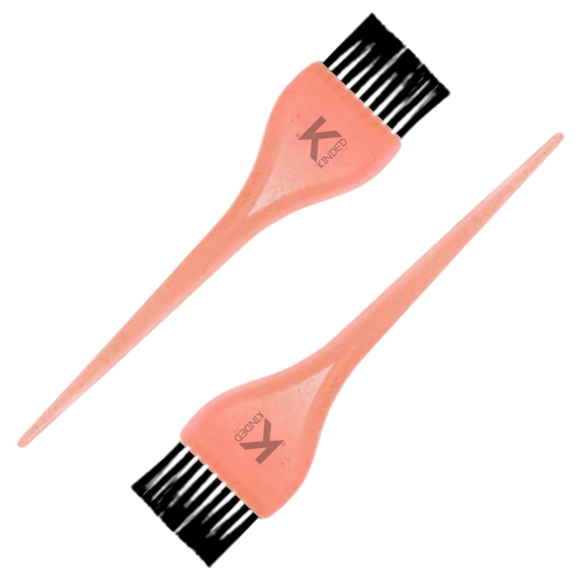 KINDED Multipurpose Orange Hair Color and Mehndi Brush Set of 2