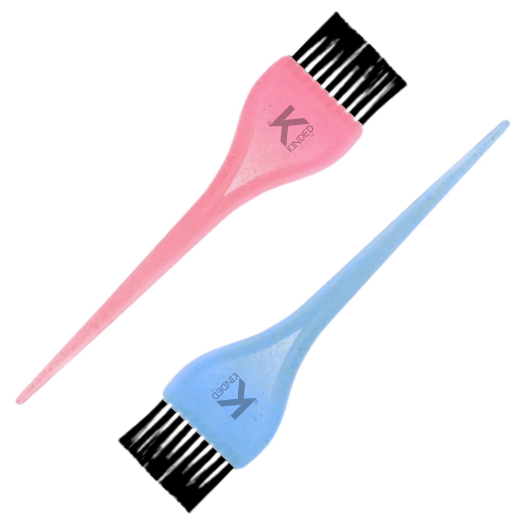 KINDED Multipurpose Pink & Blue Hair Color and Mehndi Brush Set of 2