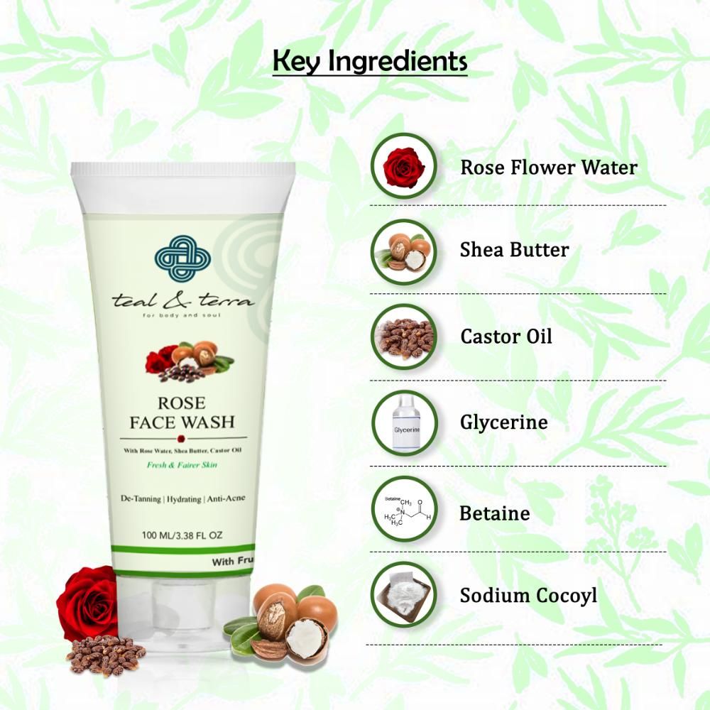 Teal and Terra Rose Face Wash - Dista