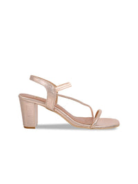 Thumbnail for Metro Embellished Open Toe Block Heels
