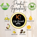 Thumbnail for kinded lip sugar scrub herbal exfoliator rose