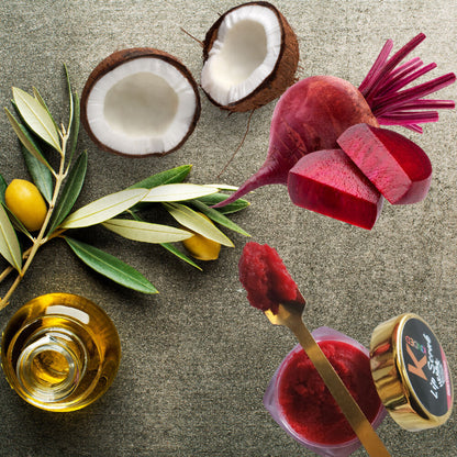 kinded lip sugar scrub herbal exfoliator beetroot
