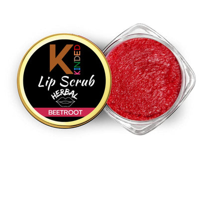kinded lip sugar scrub herbal exfoliator beetroot