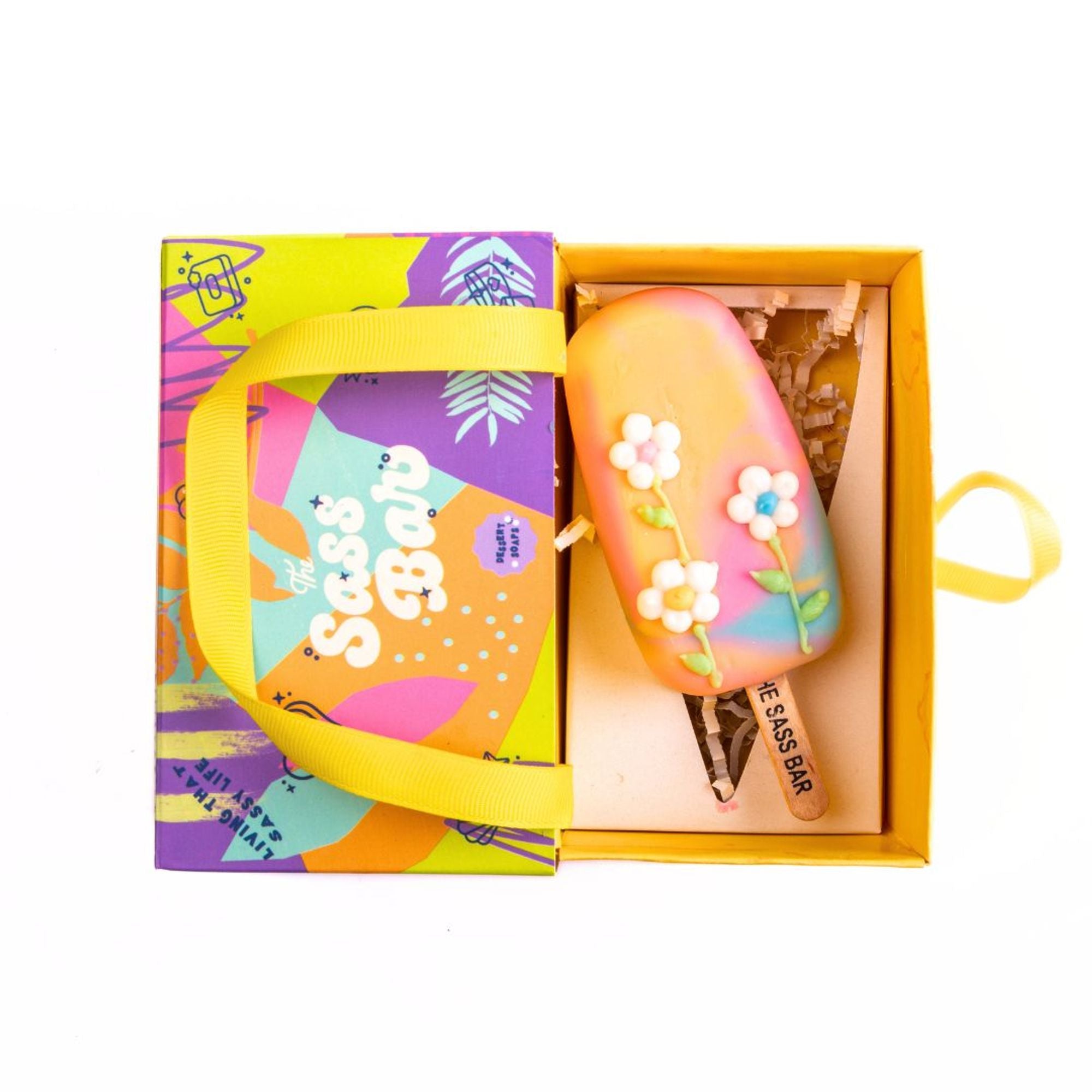 The Sass Bar Gardenia Bloom Popsicle Soap - Distacart