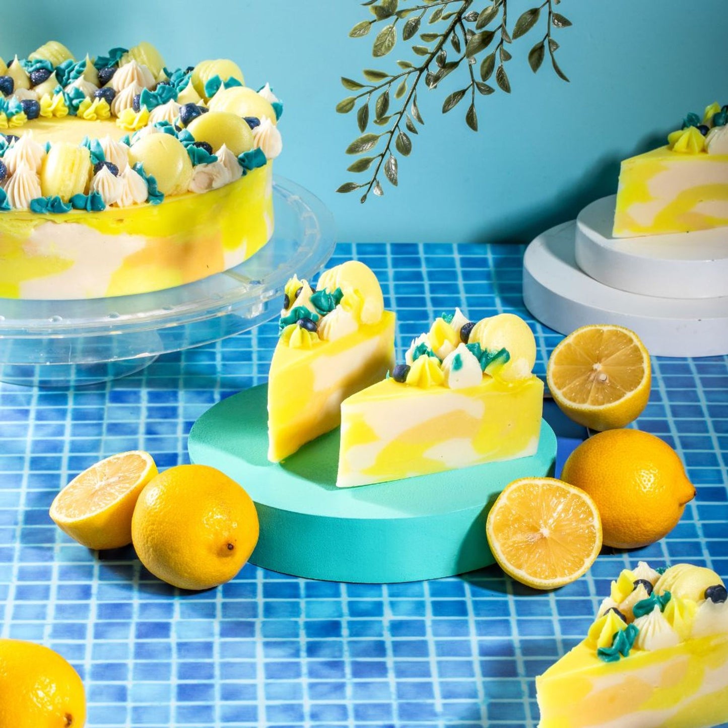 The Sass Bar Lemon Blueberry Cake Soap - Distacart