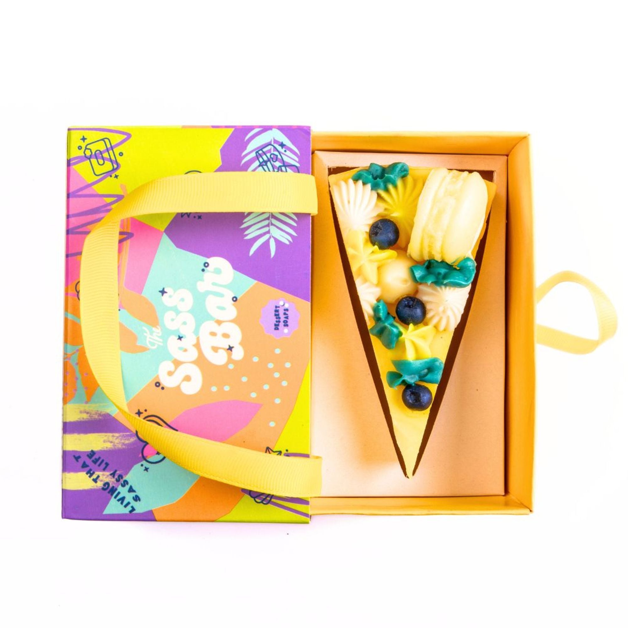 The Sass Bar Lemon Blueberry Cake Soap - Distacart