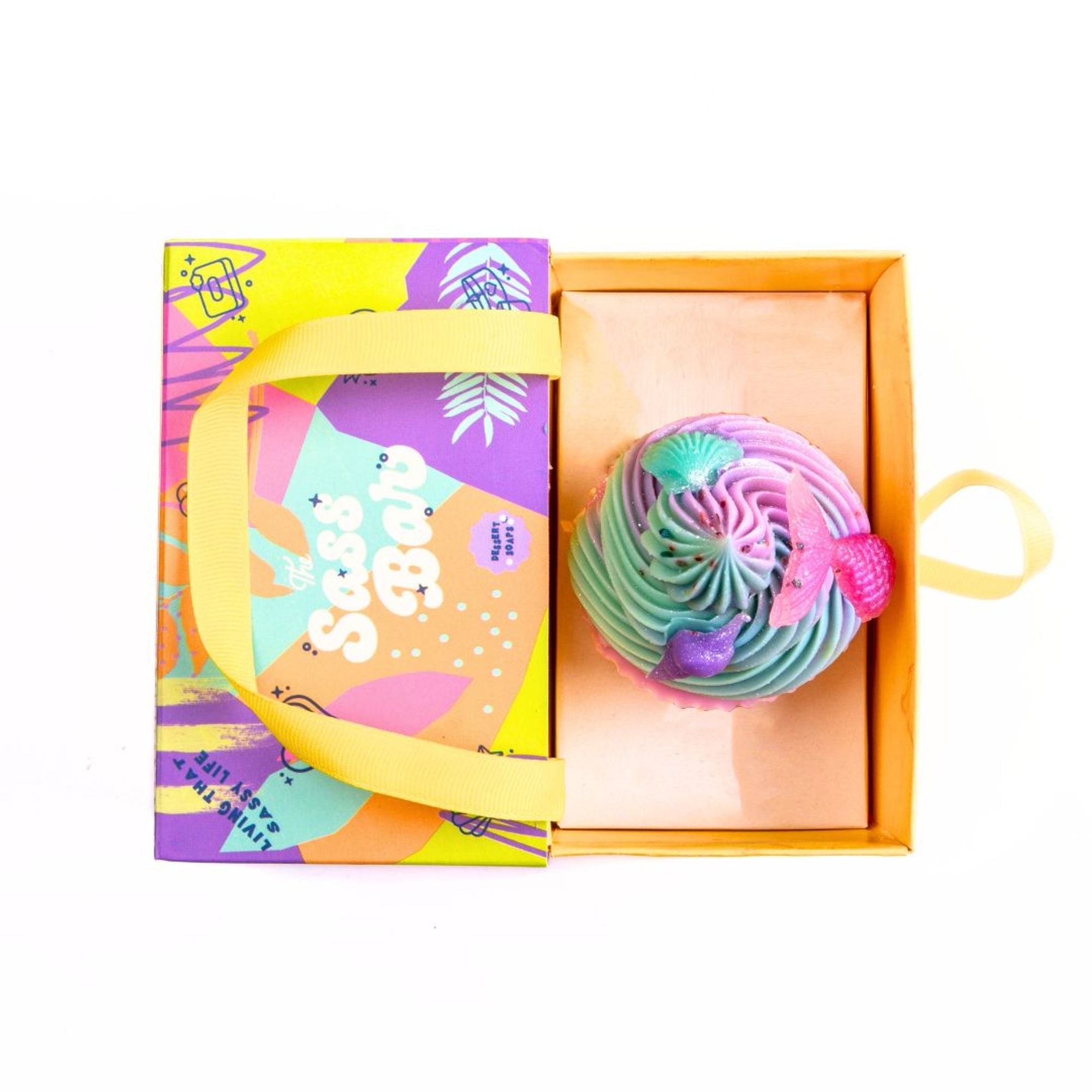 The Sass Bar Mermaid Lagoon Cupcake Soap - Distacart