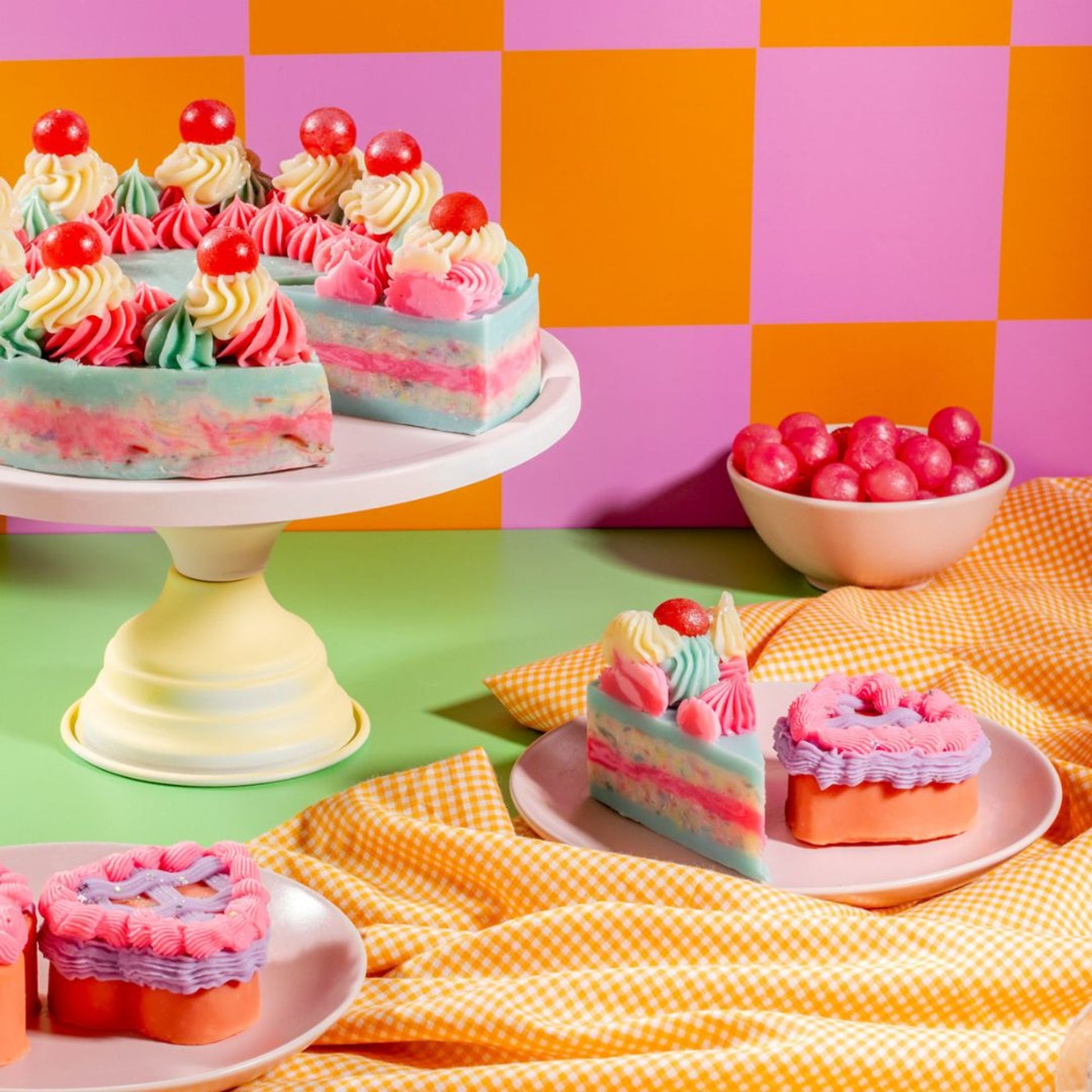 The Sass Bar Retro Confetti Cake Soap - Distacart