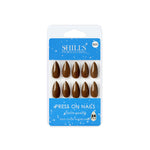 Thumbnail for shills professional reusable press on nails almond spn605