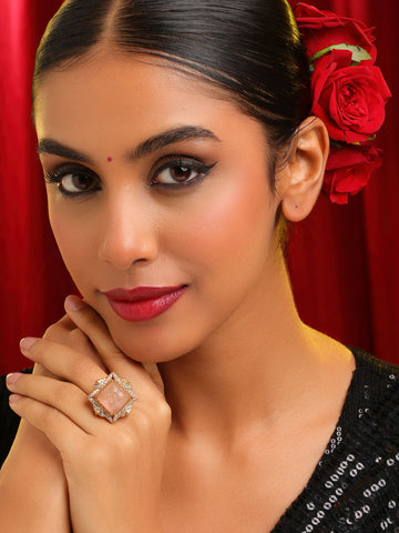 Ruby Raang Diamond Crystal Ring - Distacart