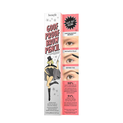 Benefit Cosmetics Goof Proof Eyebrow Pencil - 3.5 Medium Brown - Distacart