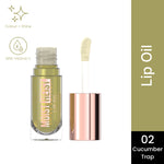 Thumbnail for Swiss Beauty Moist Heist Lip Oil Colour-Changing With Vitamin E & Mint Oil - 2 Cucumber Trap