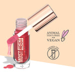 Thumbnail for Swiss Beauty Moist Heist Lip Oil Colour-Changing With Vitamin E & Mint Oil - 2 Cucumber Trap - Distacart