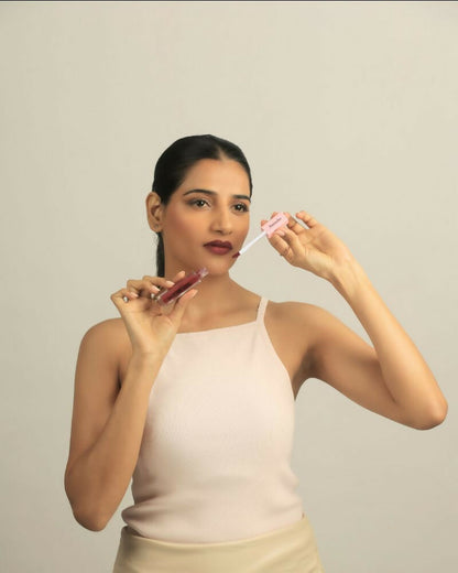 Ammoha Cosmetics Long-Lasting, Matte-Finished Wine Whispers Color Liquid Lipstick - Distacart