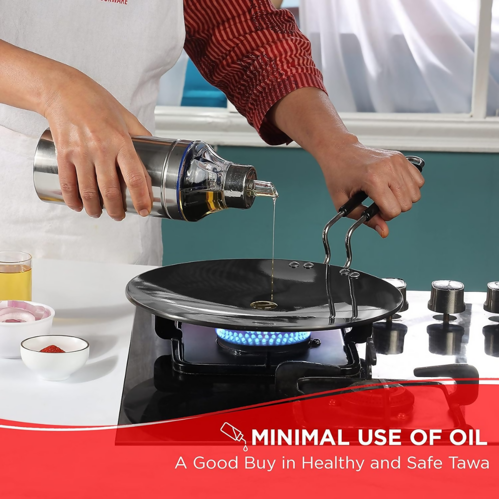 Vinod Black Pearl Plus Hard Anodised Roti/Paratha/Phulka Tawa - Dista