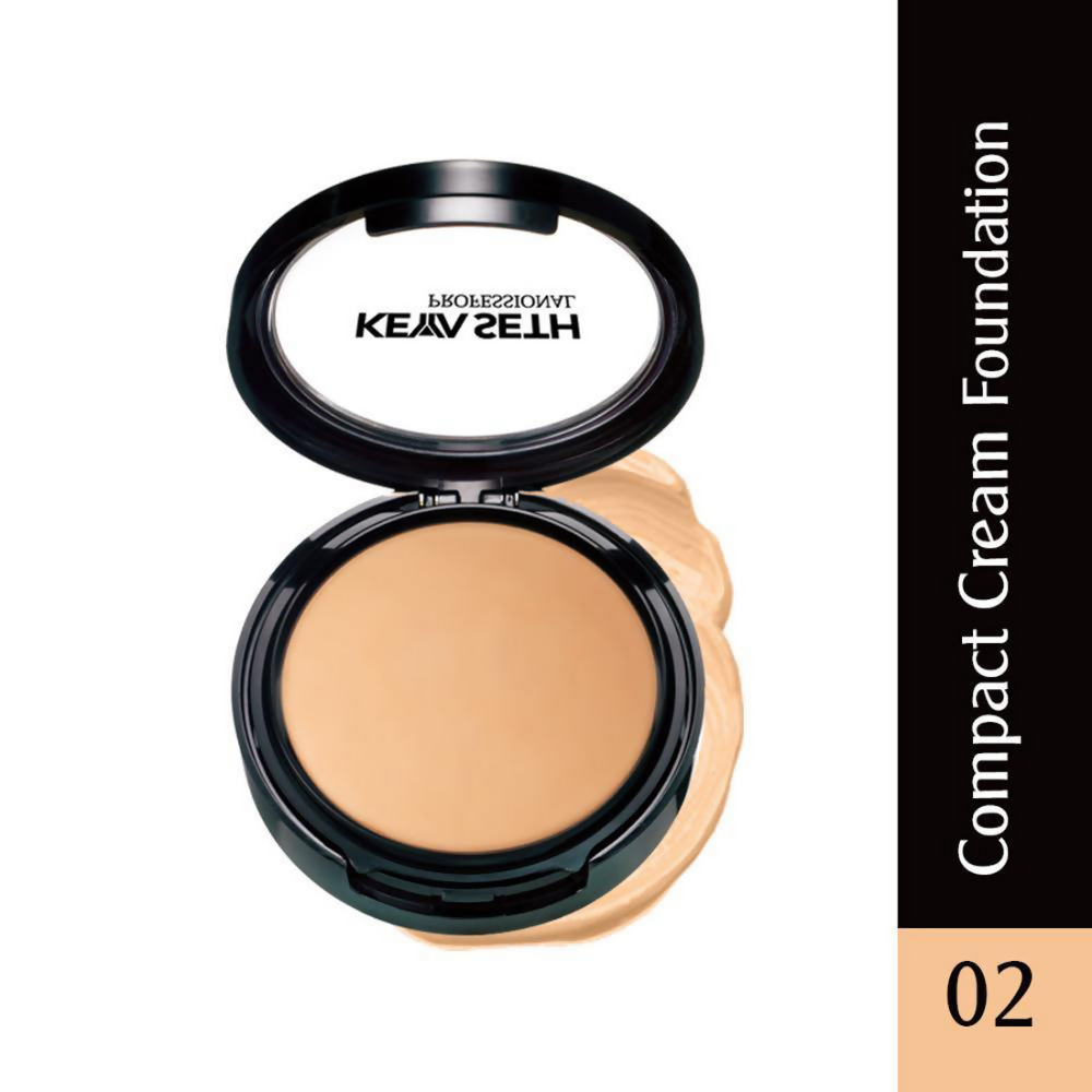 Keya Seth Aromatherapy Professional Compact Cream Foundation - Shade 2 - Distacart