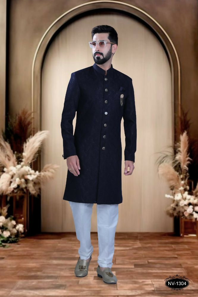 Joban Fashion Men's Blue TR Kurta with Pyjama - Distacart