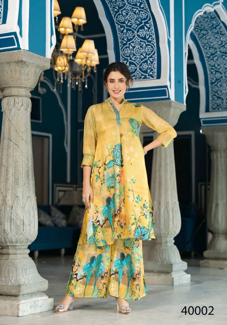 Designer Stylish Mehandi Pure Muslin Stitched Suit - Apoorva - Distacart